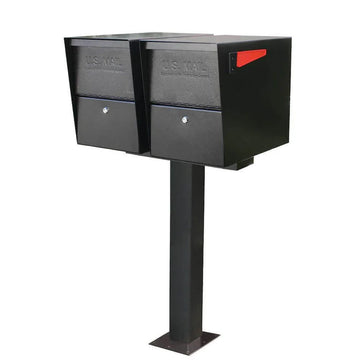 Mailboss Double Package Master® Locking Mailbox & Post