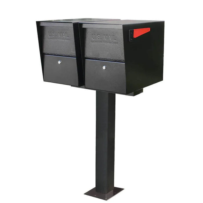 Mailboss Double Package Master® Locking Mailbox & Post