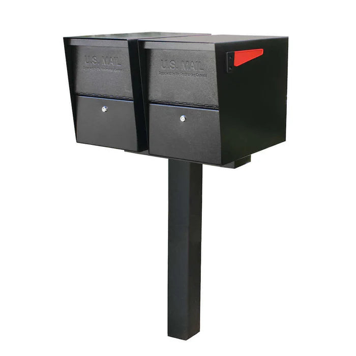Mailboss Double Package Master® Locking Mailbox & Post