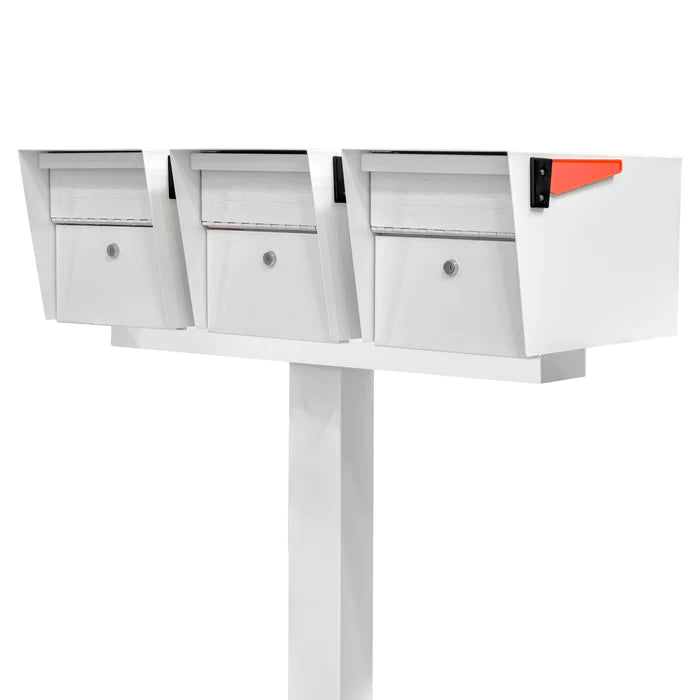 Mailboss Triple Mail Manager® Locking Mailbox & Post