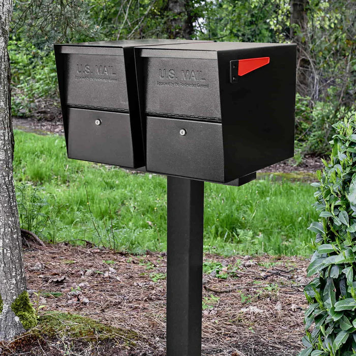 Mailboss Double Package Master® Locking Mailbox & Post