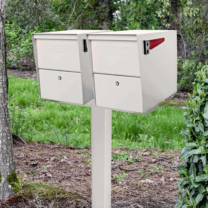 Mailboss Double Package Master® Locking Mailbox & Post