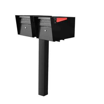 Mailboss Double Mail Manager® Locking Mailbox & Post
